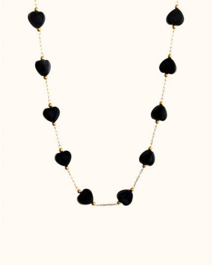 MIDNIGHT HEARTS NECKLACE