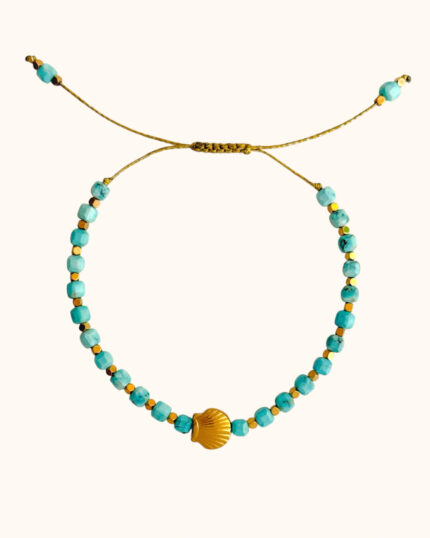 TURQUOISE SHELL BRACELET